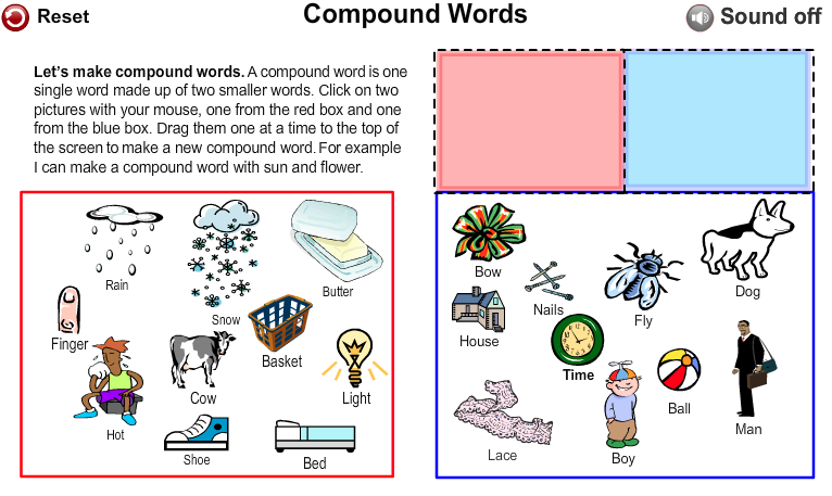 Click words. Compound Words упражнения. Compound Nouns Words. Compound Nouns в английском. Compound Words in English примеры.